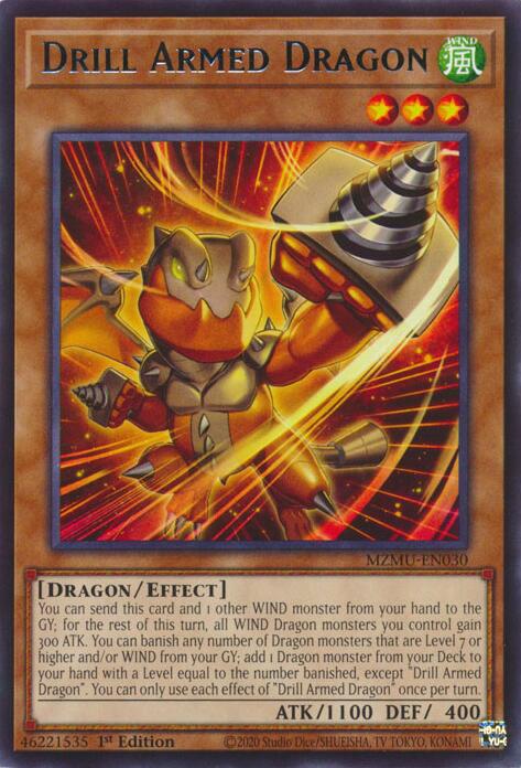 Drill Armed Dragon [MZMU-EN030] Rare | Exor Games Truro