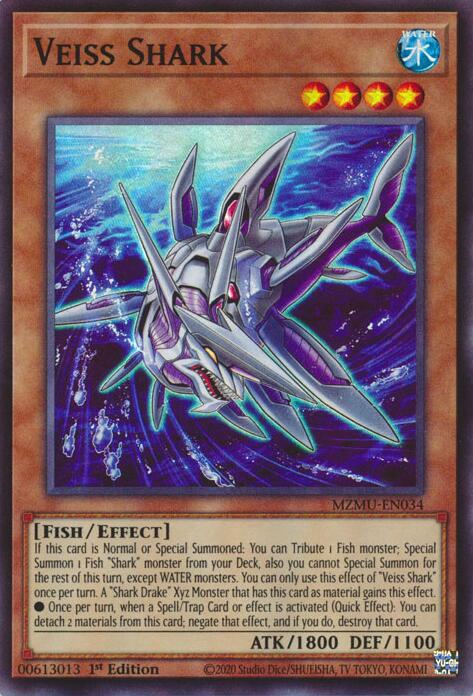 Veiss Shark [MZMU-EN034] Super Rare | Exor Games Truro