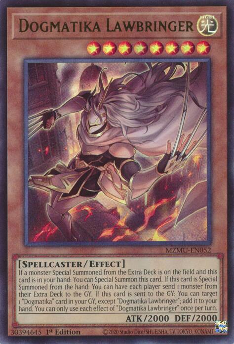Dogmatika Lawbringer [MZMU-EN052] Ultra Rare | Exor Games Truro