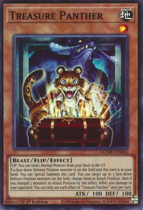 Treasure Panther [MZMU-EN053] Super Rare | Exor Games Truro