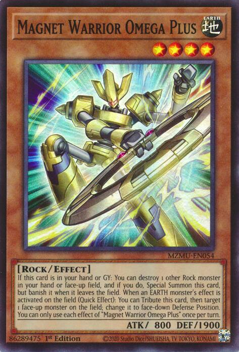 Magnet Warrior Omega Plus [MZMU-EN054] Super Rare | Exor Games Truro