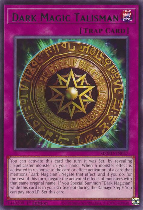 Dark Magic Talisman [MZMU-EN057] Rare | Exor Games Truro