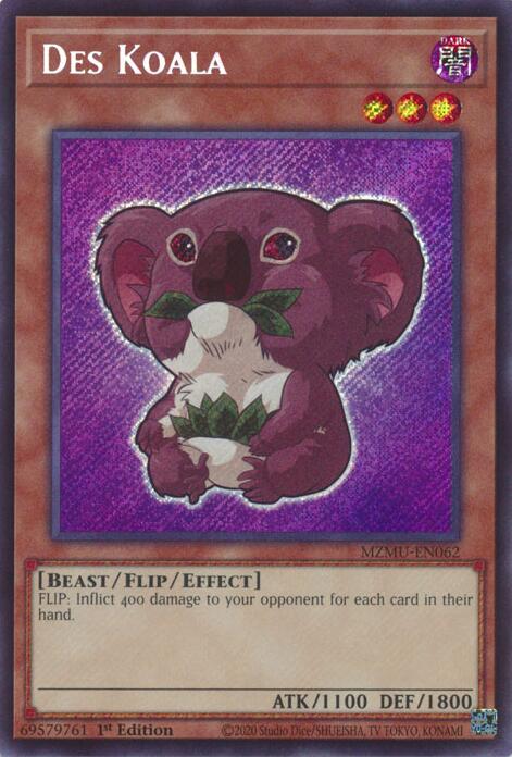 Des Koala [MZMU-EN062] Secret Rare | Exor Games Truro