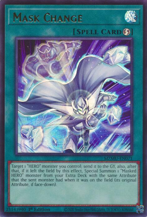 Mask Change [MZMU-EN071] Ultra Rare | Exor Games Truro