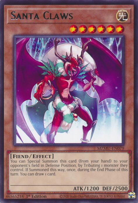 Santa Claws [MZMU-EN079] Rare | Exor Games Truro
