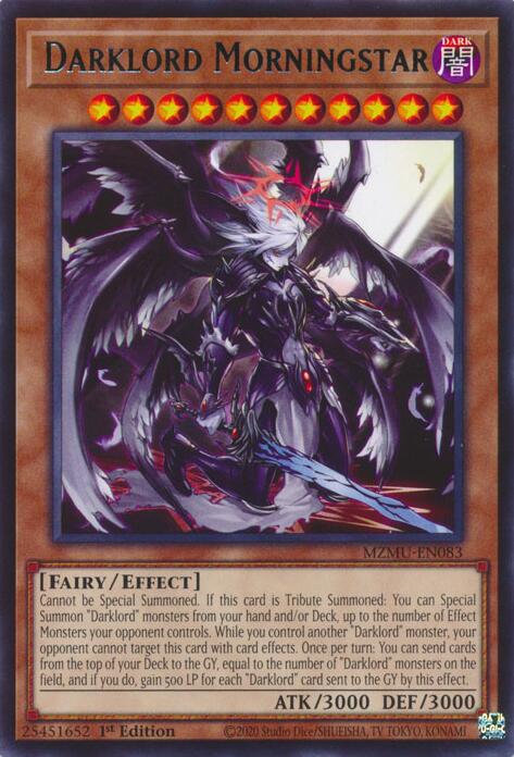 Darklord Morningstar [MZMU-EN083] Rare | Exor Games Truro