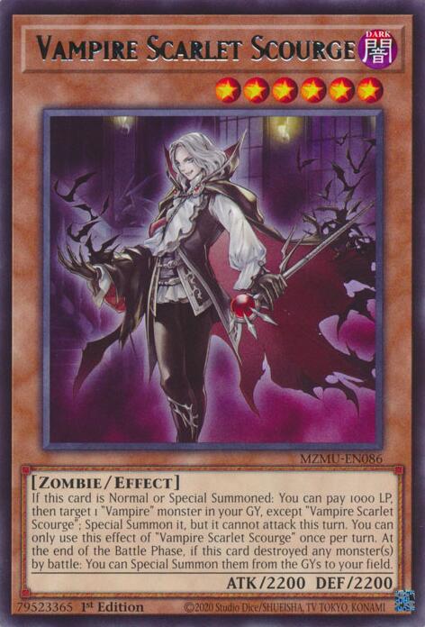 Vampire Scarlet Scourge [MZMU-EN086] Rare | Exor Games Truro
