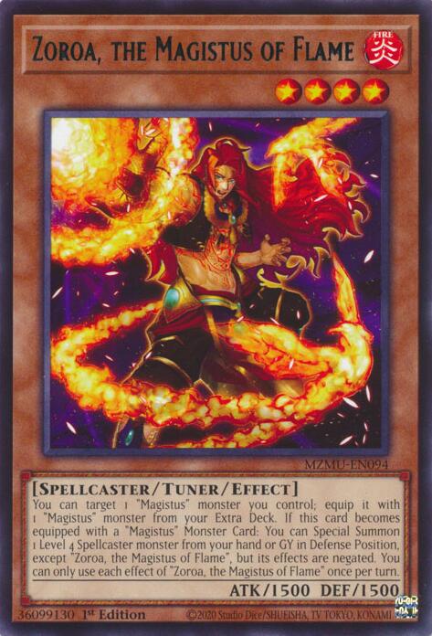 Zoroa, the Magistus of Flame [MZMU-EN094] Rare | Exor Games Truro
