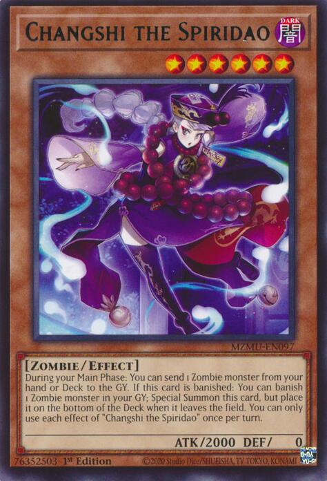 Changshi the Spiridao [MZMU-EN097] Rare | Exor Games Truro