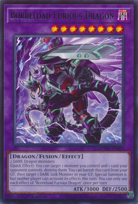Borreload Furious Dragon [MZMU-EN099] Rare | Exor Games Truro