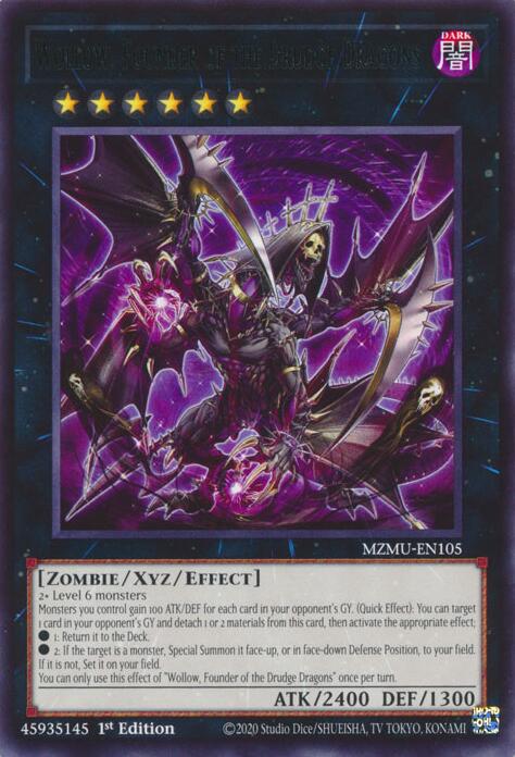 Wollow, Founder of the Drudge Dragons [MZMU-EN105] Rare | Exor Games Truro