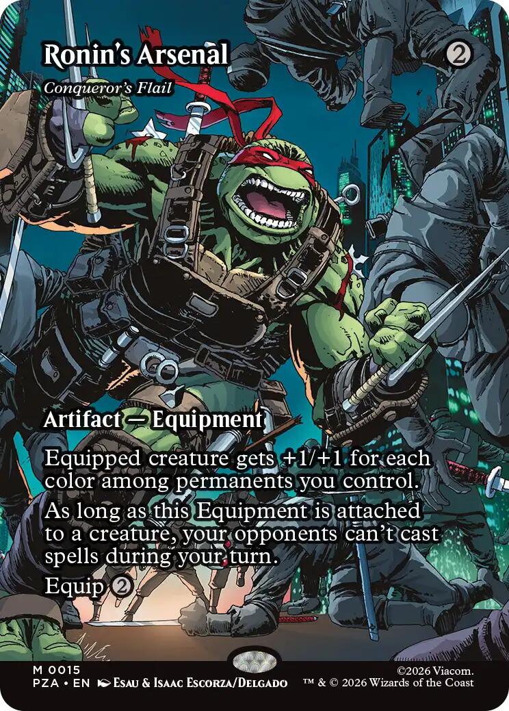 Ronin's Arsenal - Conqueror's Flail (Borderless) [Teenage Mutant Ninja Turtles Eternal-Legal] | Exor Games Truro