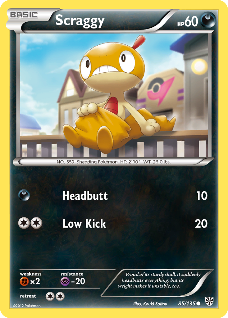 Scraggy (85/135) [Black & White: Plasma Storm] | Exor Games Truro