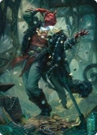 Tibalt, Cosmic Impostor Art Card [Kaldheim Art Series] | Exor Games Truro