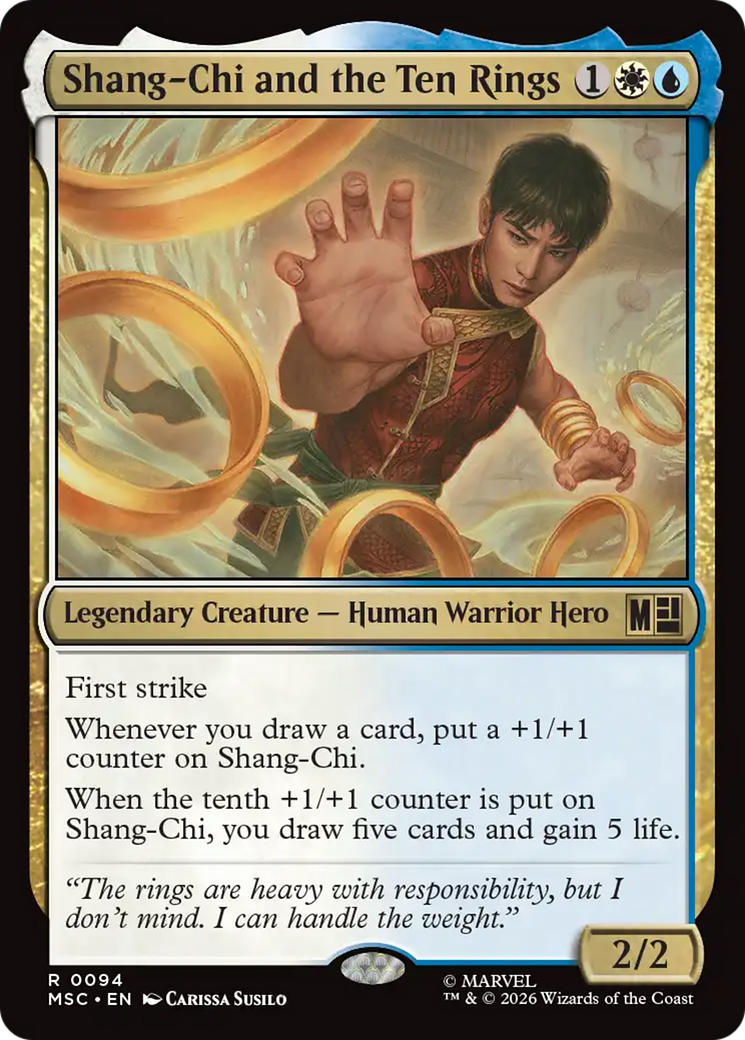 Shang-Chi and the Ten Rings (Surge Foil) [Marvel Super Heroes Commander] | Exor Games Truro