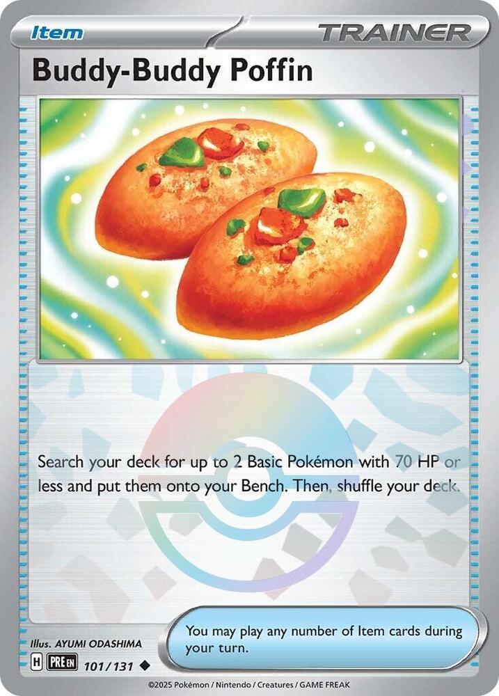 Buddy-Buddy Poffin (101/131) (Poke Ball Pattern) [Scarlet & Violet: Prismatic Evolutions] | Exor Games Truro