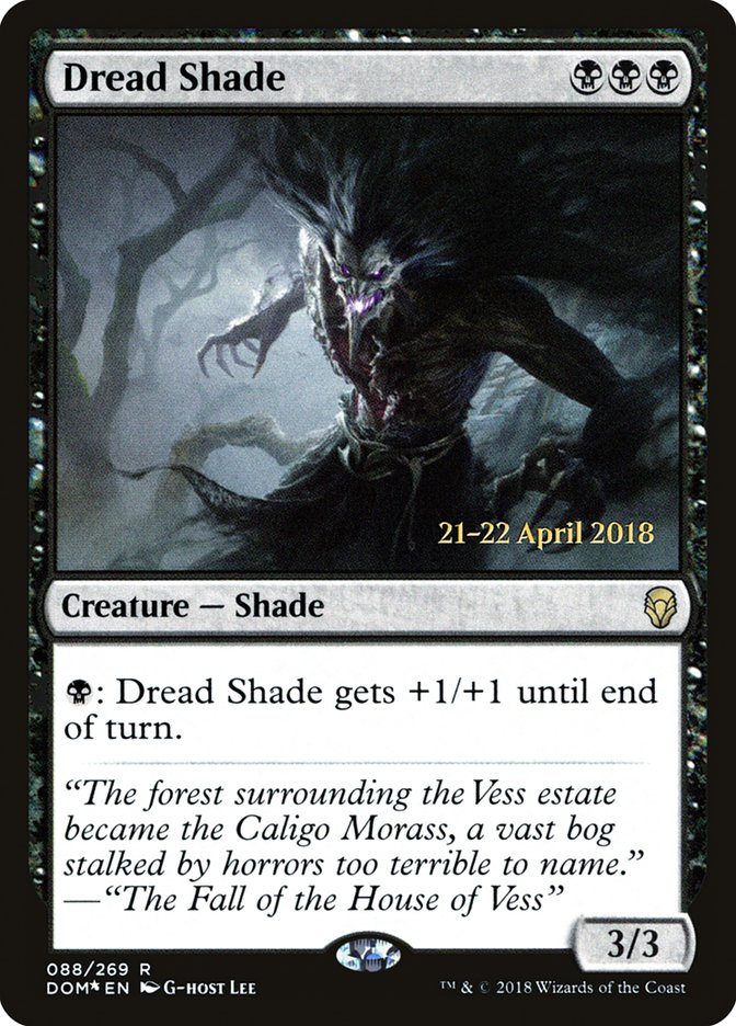 Dread Shade [Dominaria Prerelease Promos] | Exor Games Truro