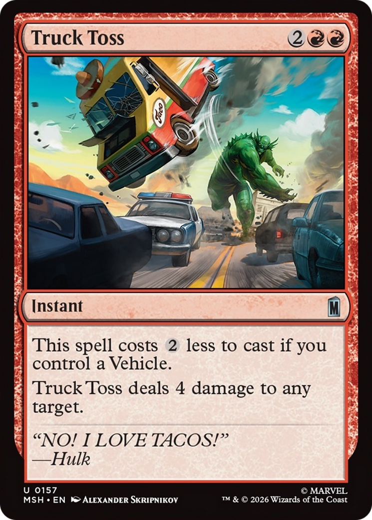 Truck Toss [Marvel Super Heroes] | Exor Games Truro