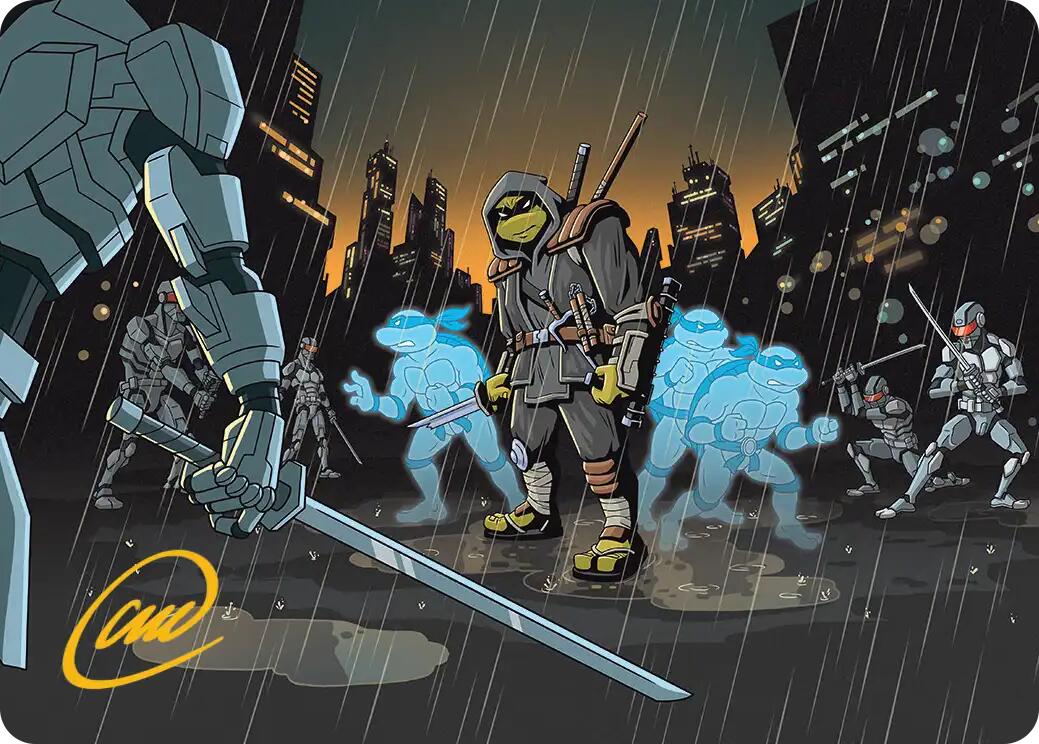 The Last Ronin's Technique Art Card (Gold-Stamped Signature) [Teenage Mutant Ninja Turtles Art Series] | Exor Games Truro