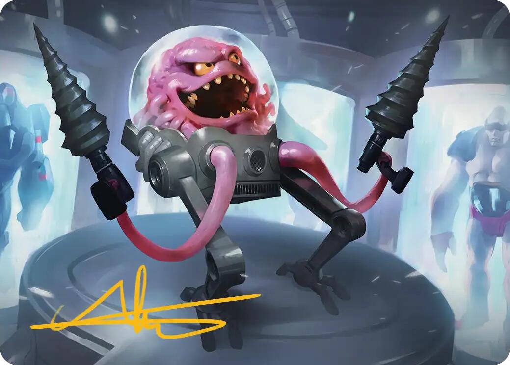 Krang, Master Mind Art Card (4/54) (Gold-Stamped Signature) [Teenage Mutant Ninja Turtles Art Series] | Exor Games Truro