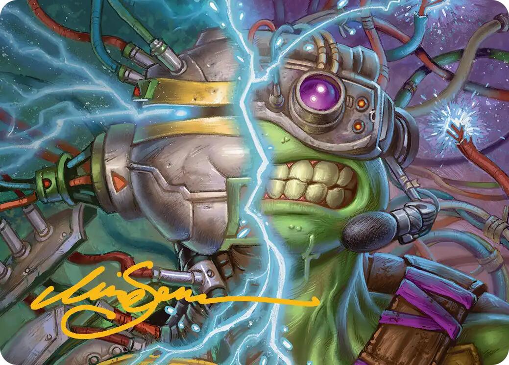Mind Transfer Protocol Art Card (Gold-Stamped Signature) [Teenage Mutant Ninja Turtles Art Series] | Exor Games Truro