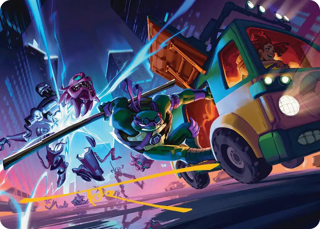 Donatello, Rad Scientist Art Card (Gold-Stamped Signature) [Teenage Mutant Ninja Turtles Art Series] | Exor Games Truro