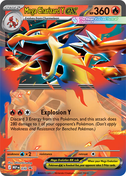 Mega Charizard Y ex (030) [Mega Evolution Promo] | Exor Games Truro