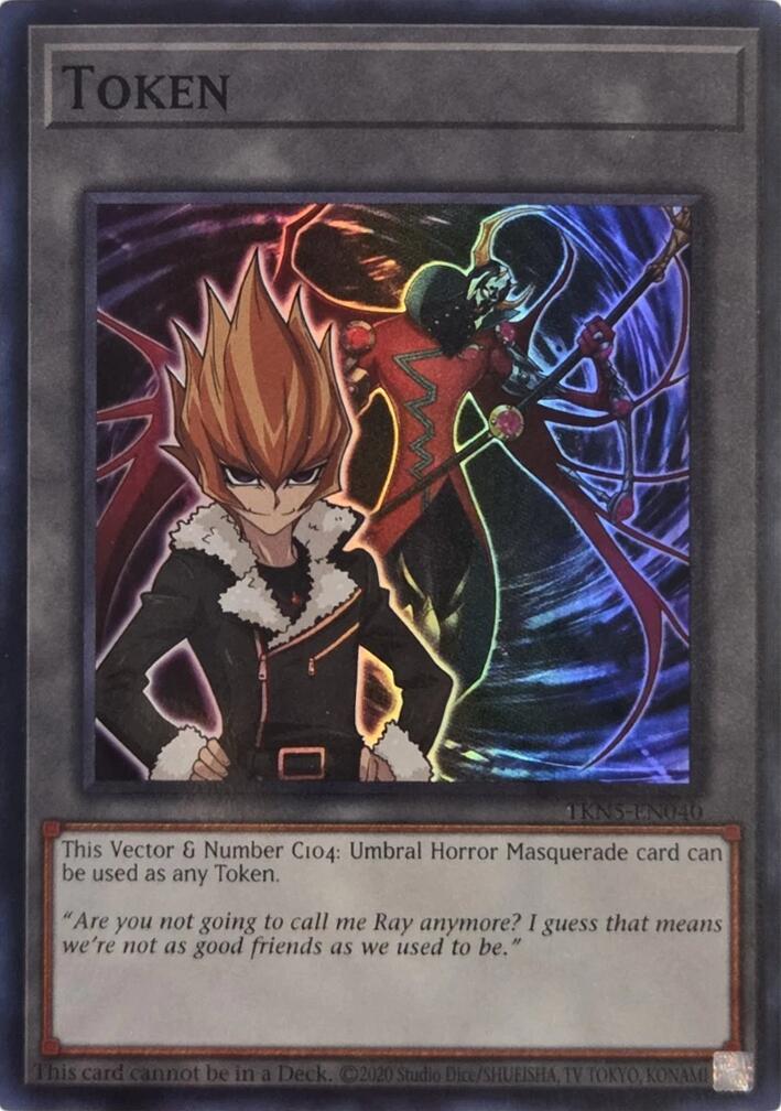 Token: Vector & Number C104: Umbral Horror Masquerade [TKN5-EN040] Super Rare | Exor Games Truro