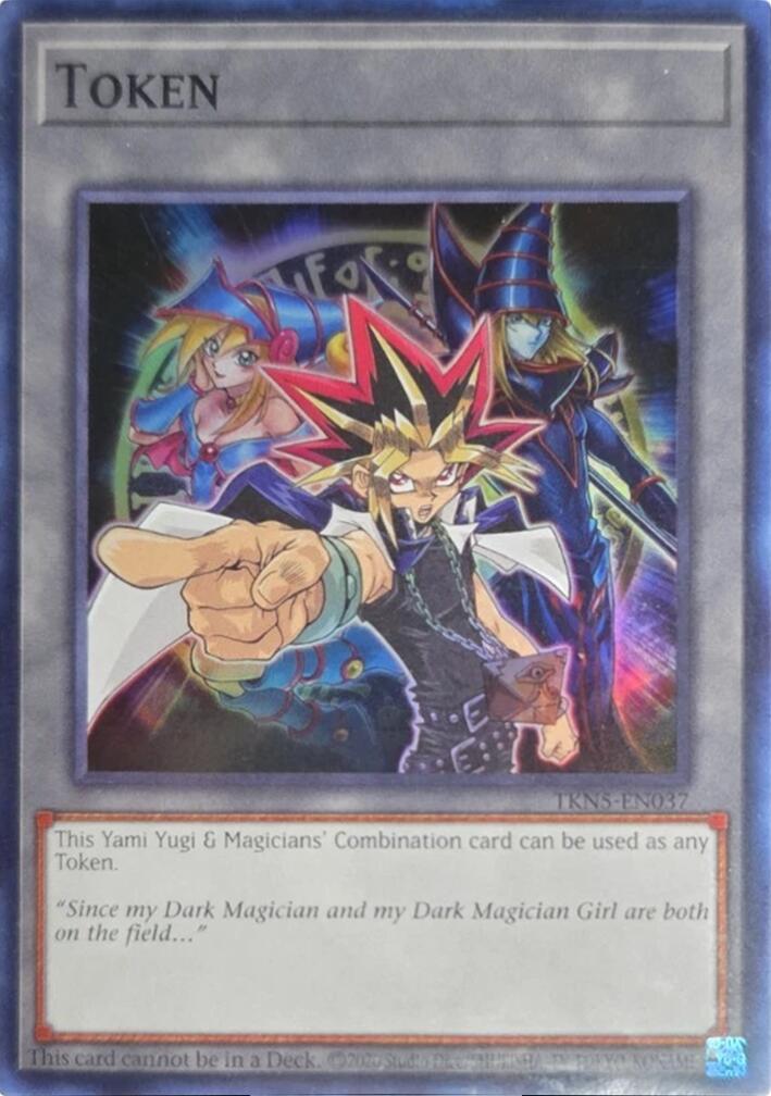 Token: Yami Yugi & Magicians Combination [TKN4-EN037] Super Rare | Exor Games Truro