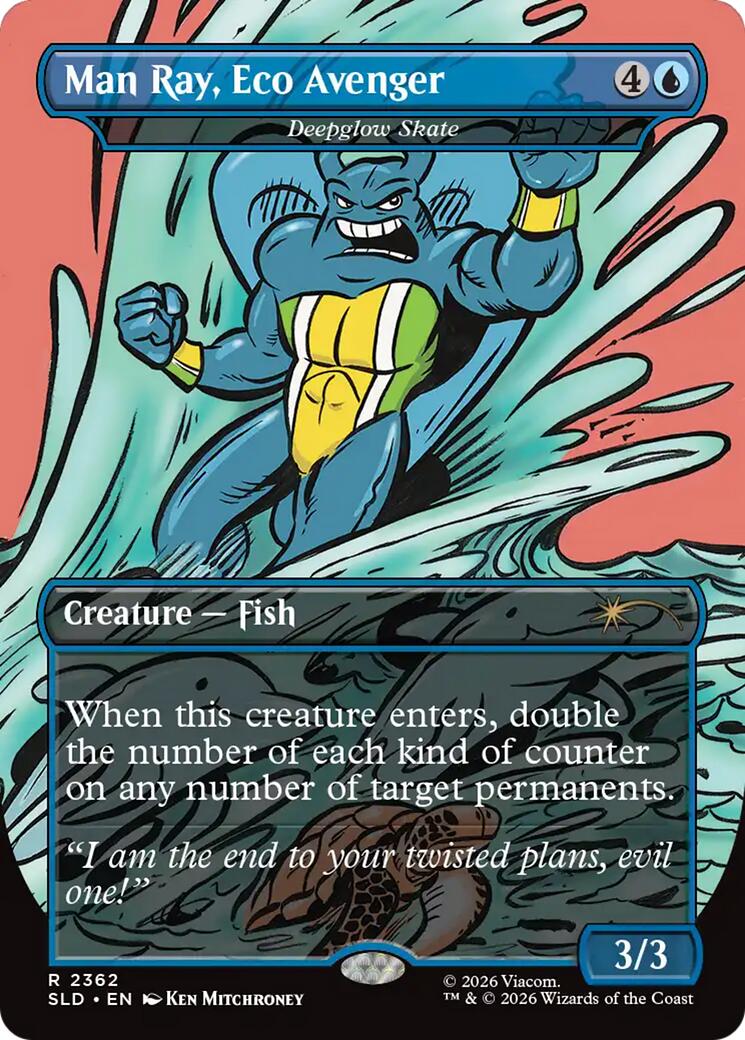 Man Ray, Eco Avenger - Deepglow Skate [Secret Lair Drop Series] | Exor Games Truro