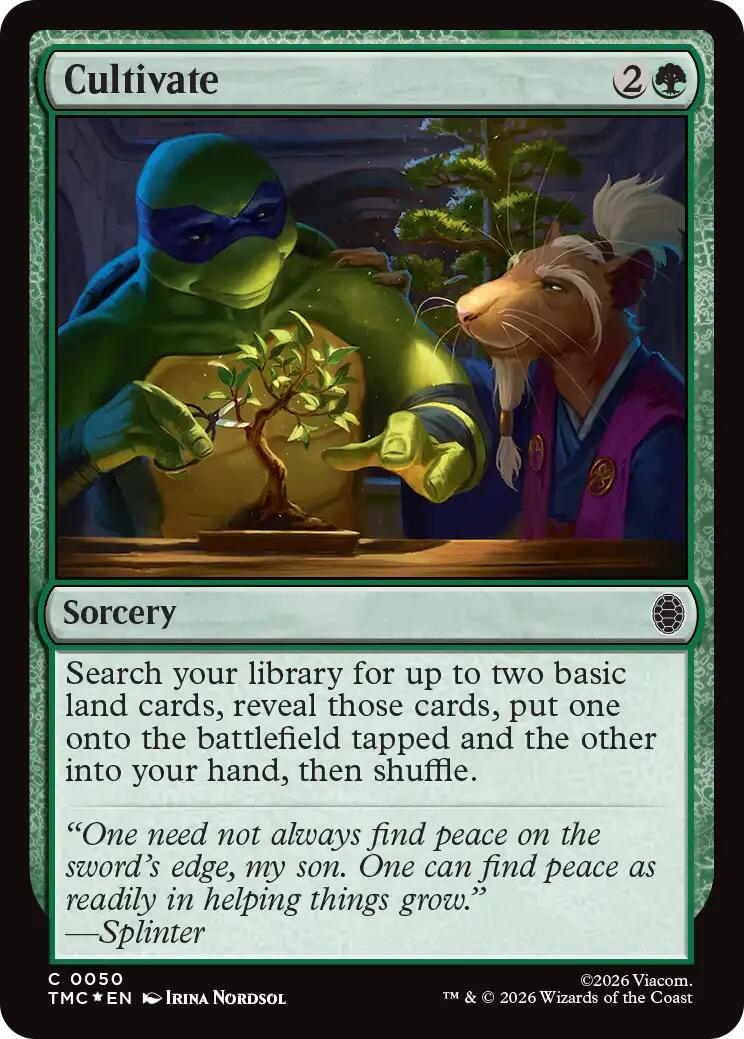 Cultivate (Surge Foil) [Teenage Mutant Ninja Turtles Commander] | Exor Games Truro