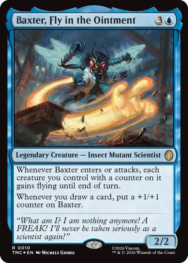 Baxter, Fly in the Ointment (Surge Foil) [Teenage Mutant Ninja Turtles Commander] | Exor Games Truro