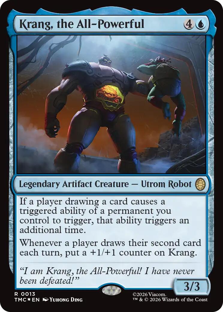 Krang, the All-Powerful (Surge Foil) [Teenage Mutant Ninja Turtles Commander] | Exor Games Truro