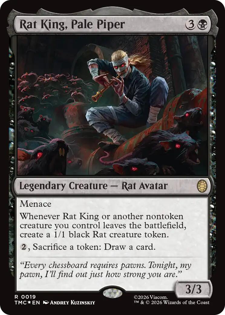Rat King, Pale Piper (Surge Foil) [Teenage Mutant Ninja Turtles Commander] | Exor Games Truro