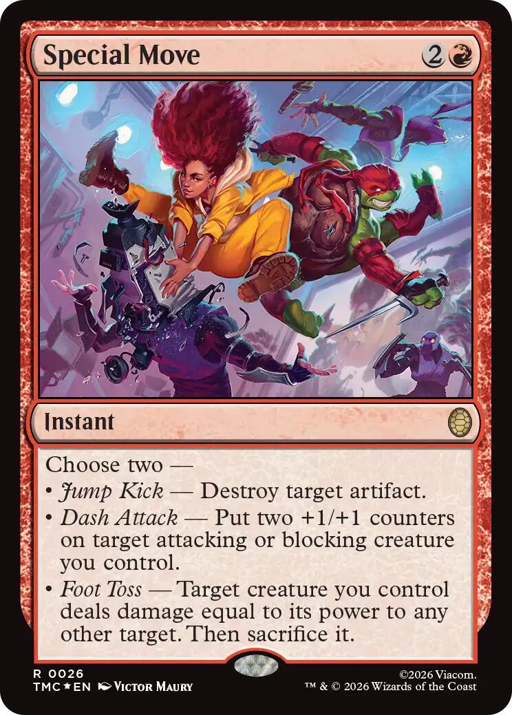 Special Move (Surge Foil) [Teenage Mutant Ninja Turtles Commander] | Exor Games Truro