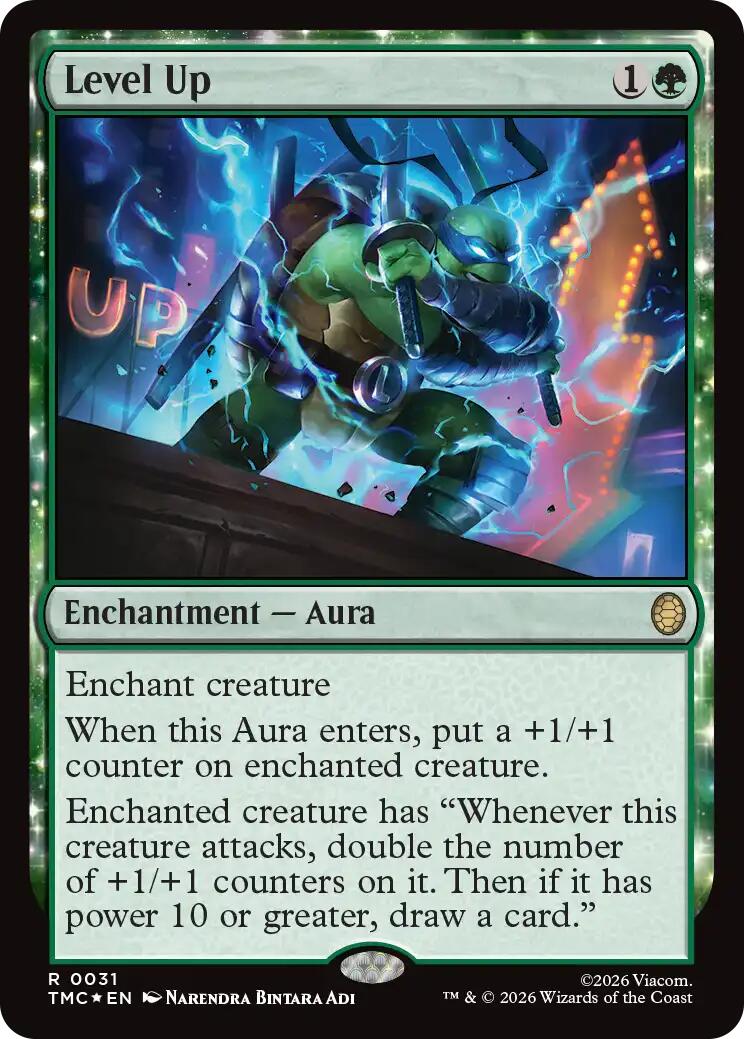 Level Up (Surge Foil) [Teenage Mutant Ninja Turtles Commander] | Exor Games Truro