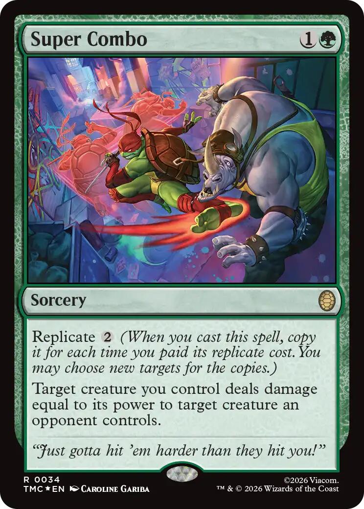 Super Combo (Surge Foil) [Teenage Mutant Ninja Turtles Commander] | Exor Games Truro
