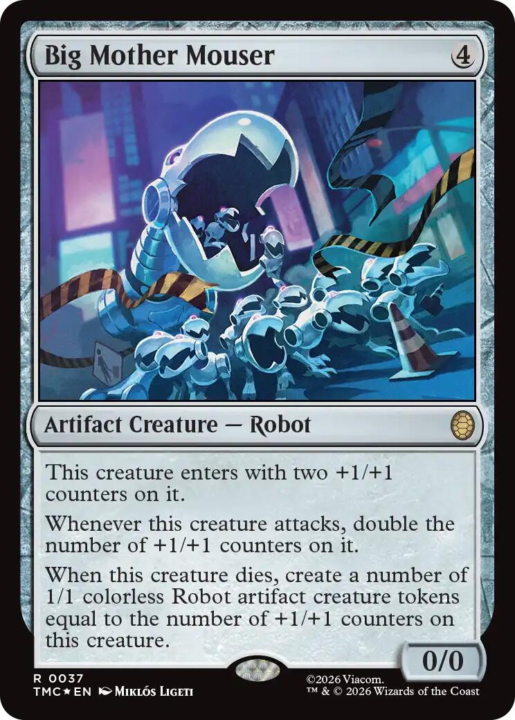 Big Mother Mouser (Surge Foil) [Teenage Mutant Ninja Turtles Commander] | Exor Games Truro