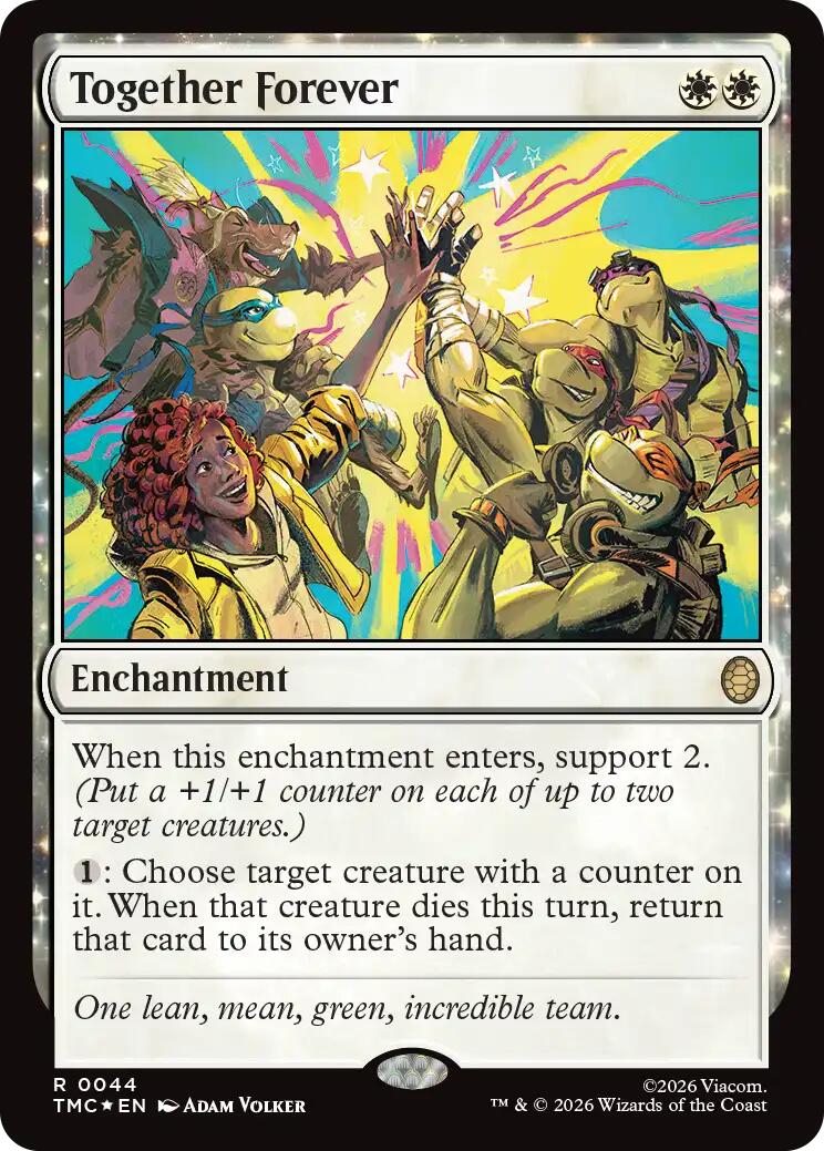 Together Forever (Surge Foil) [Teenage Mutant Ninja Turtles Commander] | Exor Games Truro