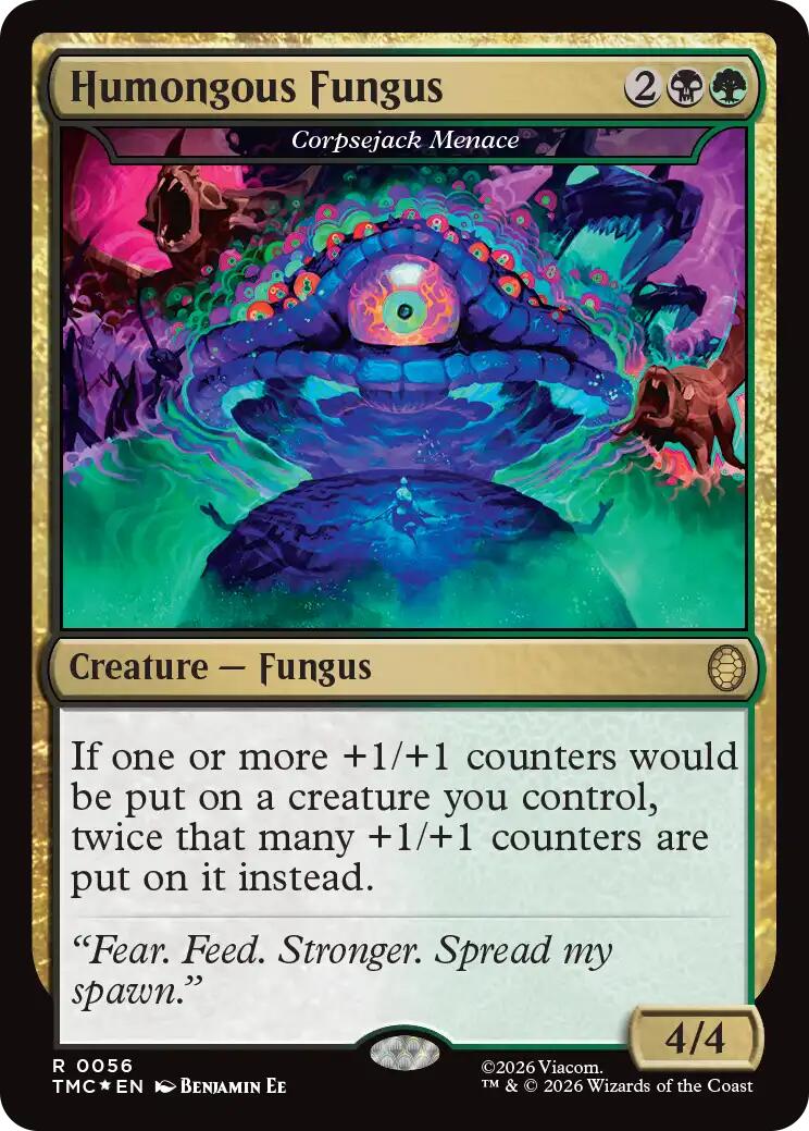 Humongous Fungus - Corpsejack Menace (Surge Foil) [Teenage Mutant Ninja Turtles Commander] | Exor Games Truro