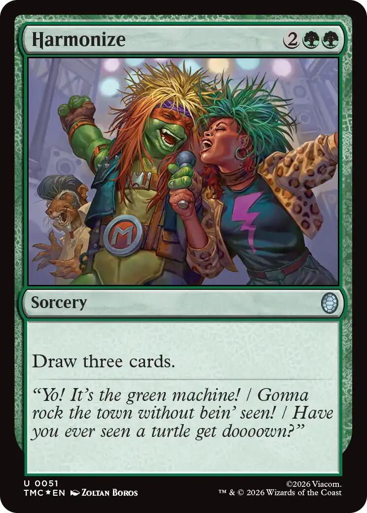 Harmonize (Surge Foil) [Teenage Mutant Ninja Turtles Commander] | Exor Games Truro