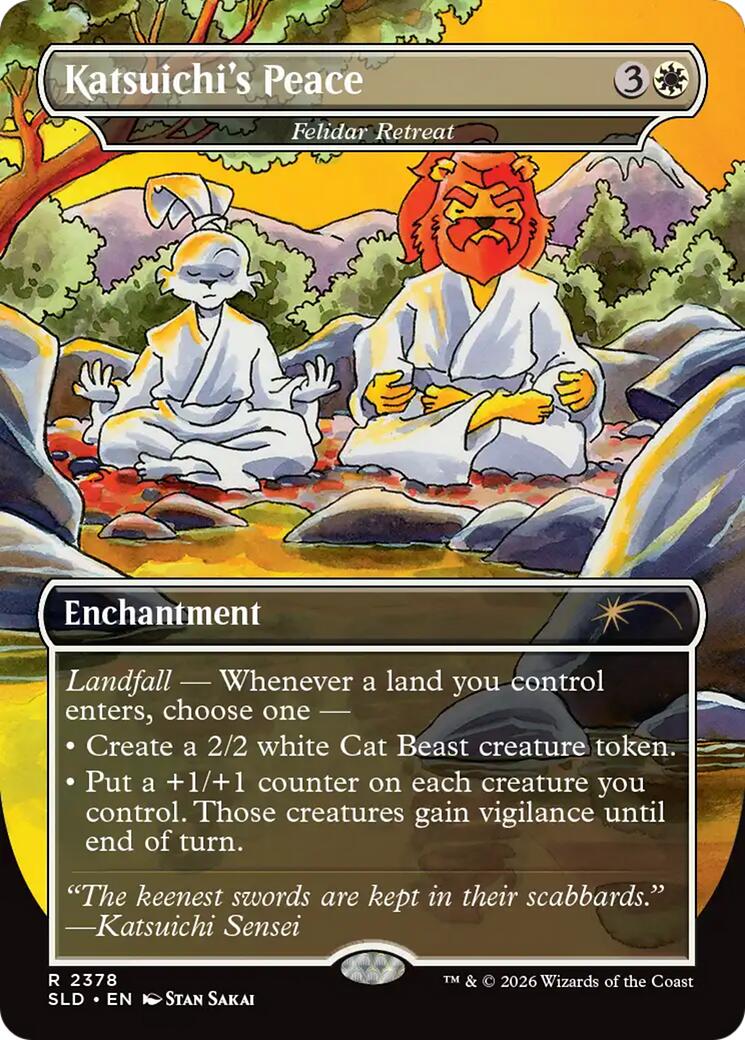 Katsuichi's Peace - Felidar Retreat [Secret Lair Drop Series] | Exor Games Truro