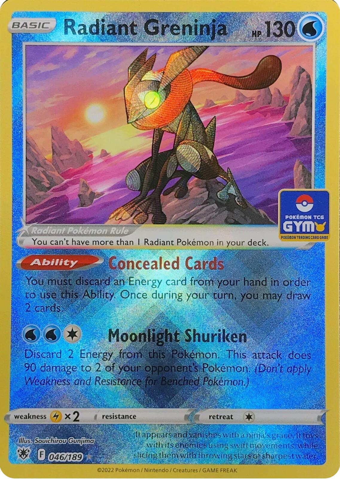 Radiant Greninja (046/189) [League & Championship Cards] | Exor Games Truro