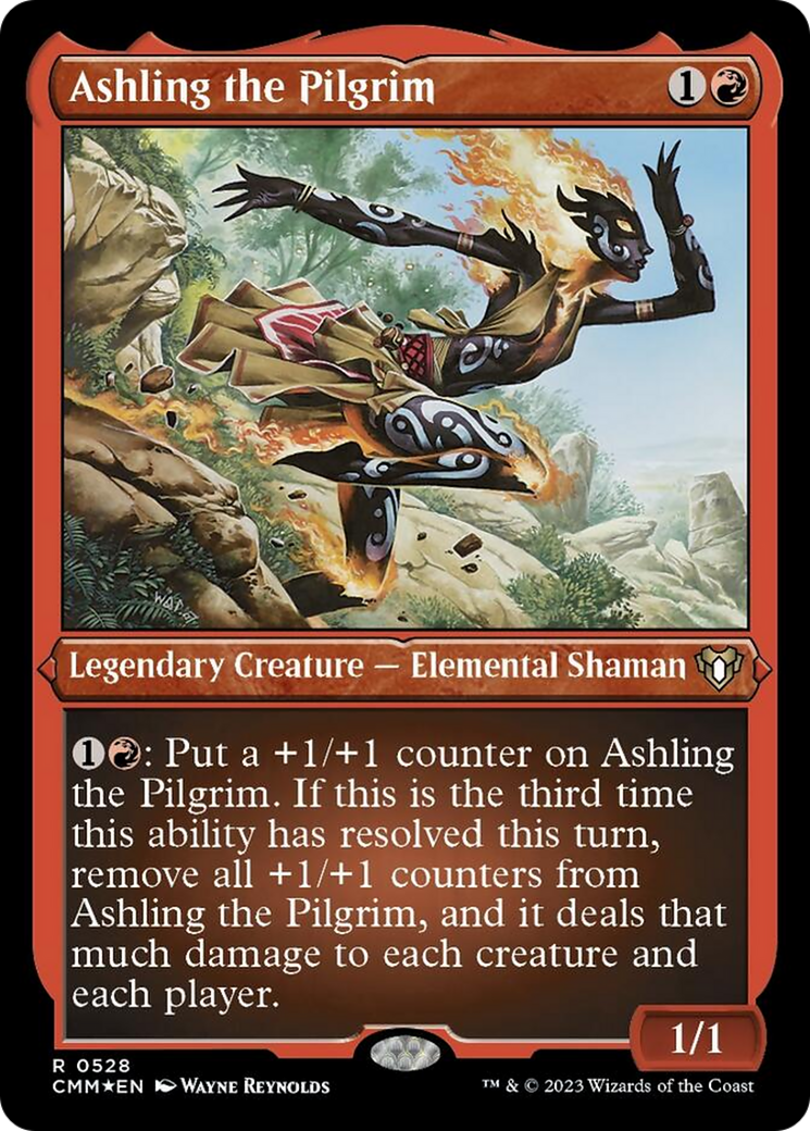 Ashling the Pilgrim (Foil Etched) [Commander Masters] | Exor Games Truro