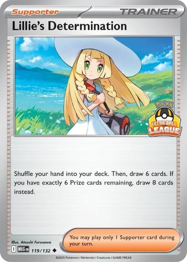 Lillie's Determination (119/132) (Ultra Ball League) [League & Championship Cards] | Exor Games Truro