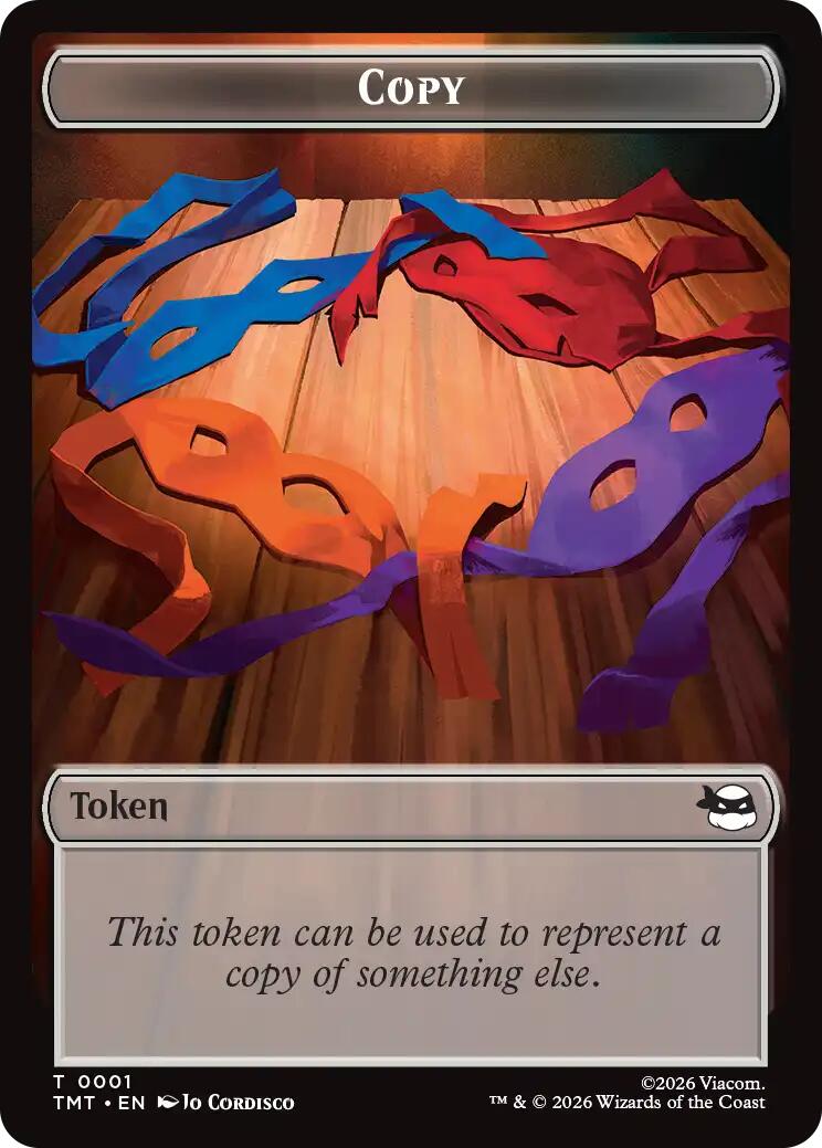 Treasure // Copy Double-Sided Token [Teenage Mutant Ninja Turtles Commander Tokens] | Exor Games Truro