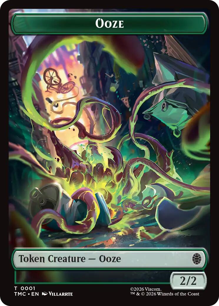 Ooze // Copy Double-Sided Token [Teenage Mutant Ninja Turtles Commander Tokens] | Exor Games Truro
