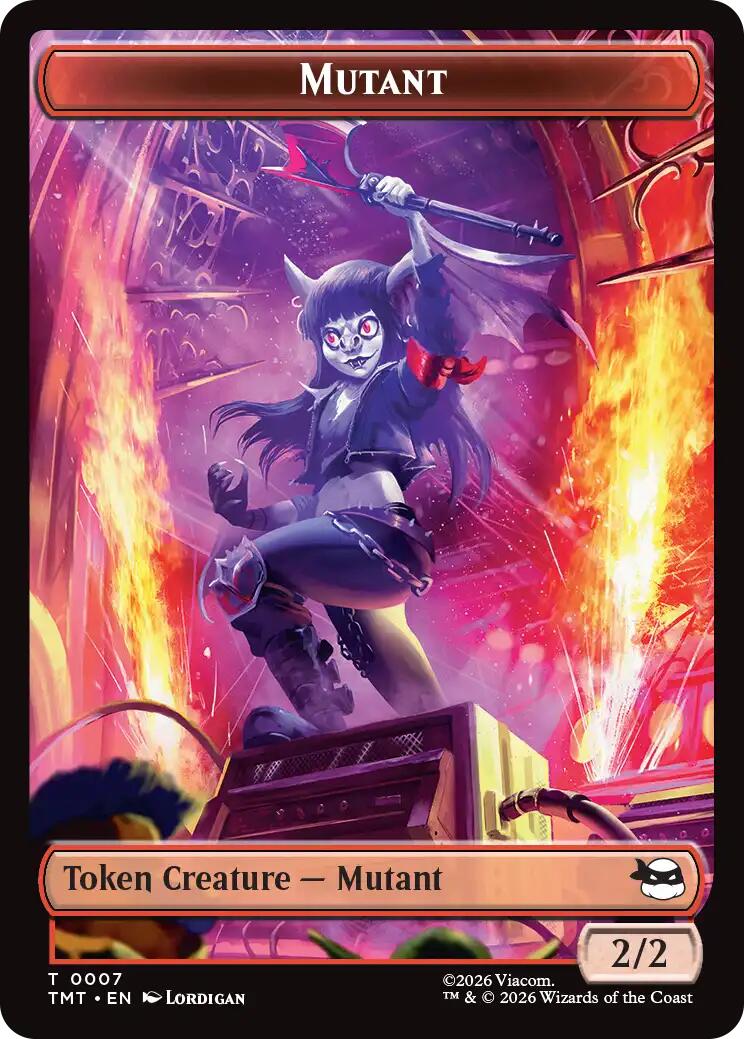 Mutant // Ninja Turtle Spirit Double-Sided Token [Teenage Mutant Ninja Turtles Tokens] | Exor Games Truro