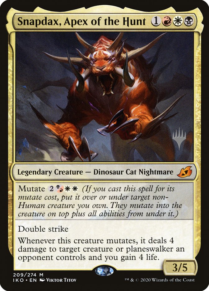 Snapdax, Apex of the Hunt (Promo Pack) [Ikoria: Lair of Behemoths Promos] | Exor Games Truro