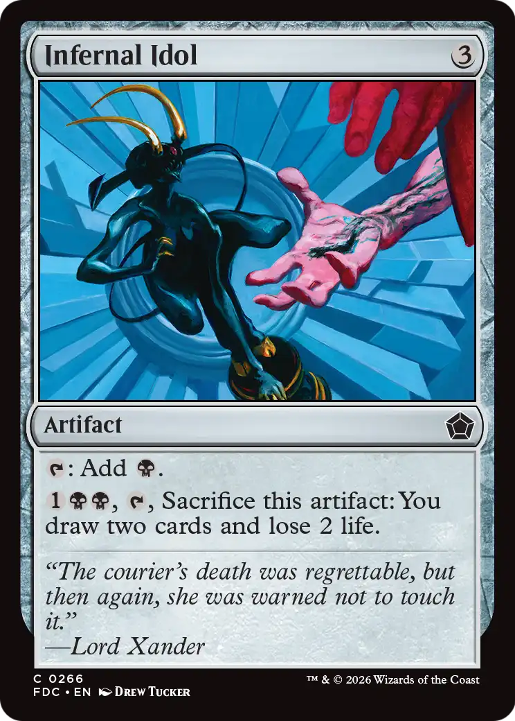 Infernal Idol [Foundations Commander] | Exor Games Truro